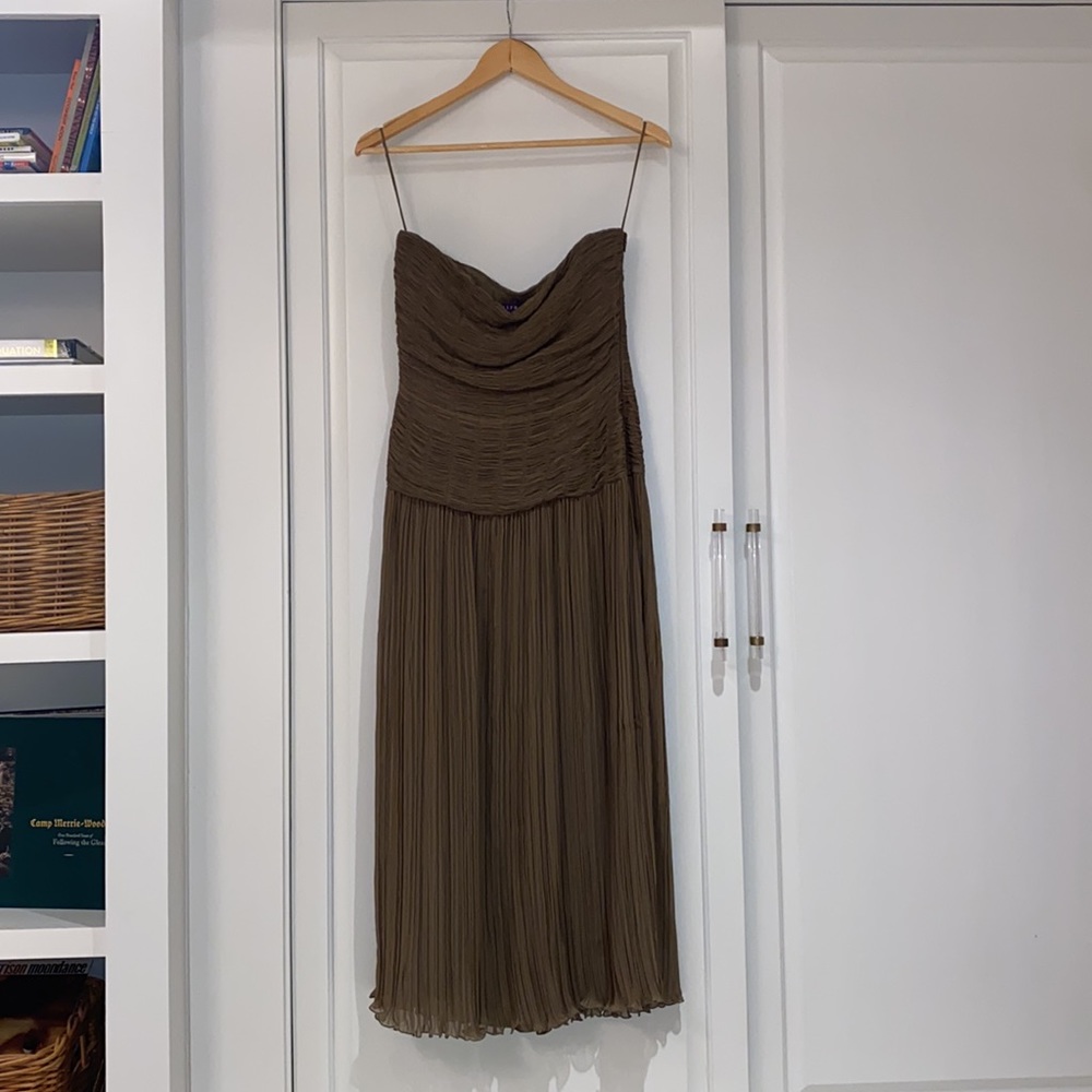 Ralph Lauren Strapless Cocktail Dress